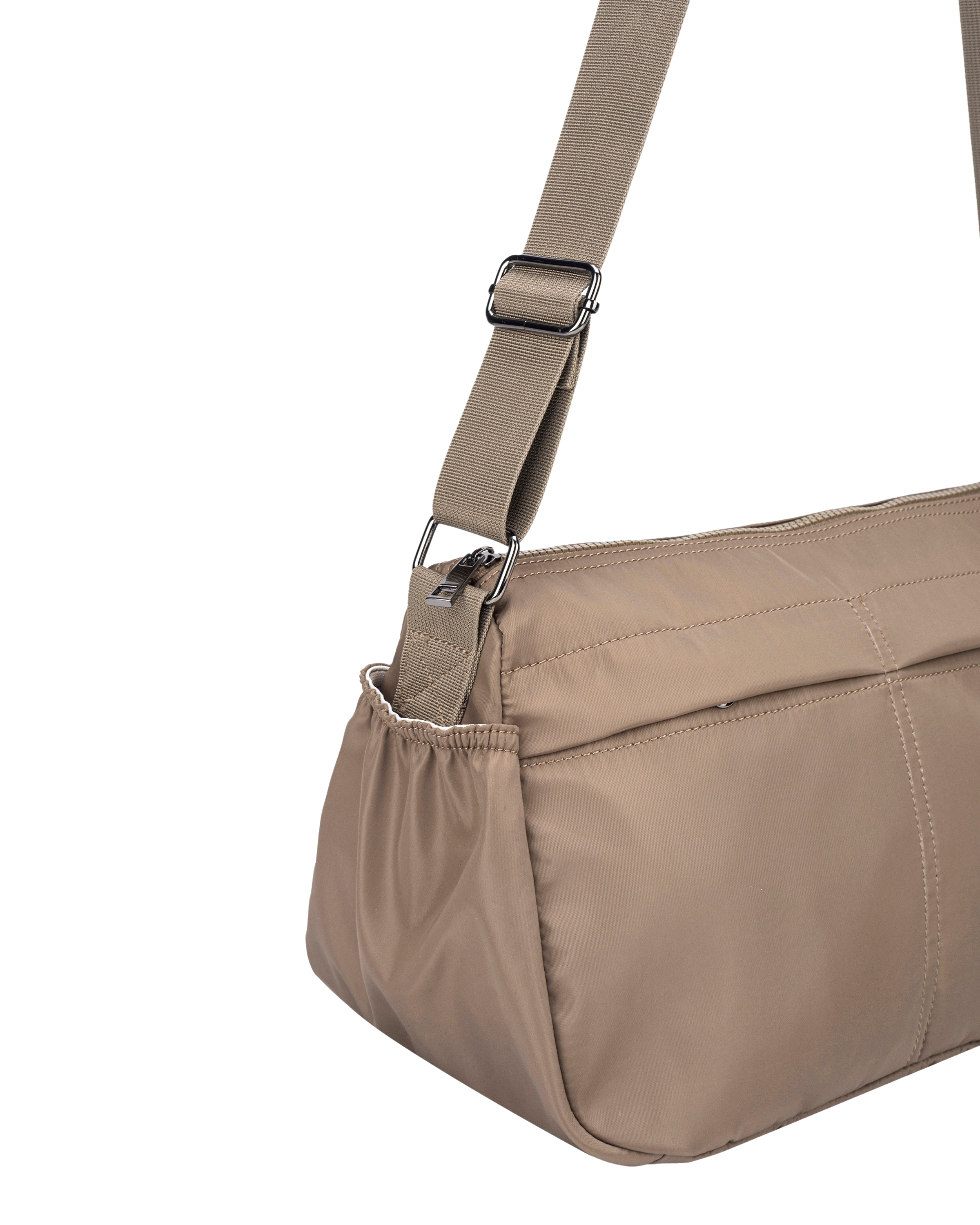 Messenger crossbody taske - brun